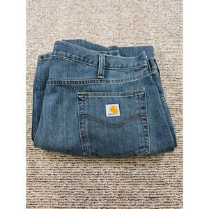 Carhartt Holter Relaxed Fit Denim Blue Jeans 101483-980 Men's size 42x32